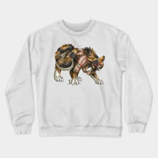 WereCat: Tortie-Tabby Crewneck Sweatshirt